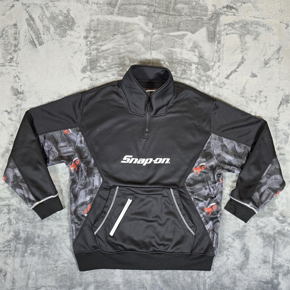 Snap On Tools Choko Authentics Motorsports 1/4 Zip Pullover Sweater Size XL NWOT
